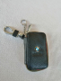 Кожен калъф за ключове с метално лого Bmw, снимка 1 - Части - 36192555