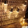 Лампи 10бр, Градинско осветление, Гирлянд от соларни лампи, крушки за тераса, 380м., снимка 2