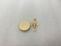Българско Златно Кръстче-1,04 грама, 14К (проба 585), снимка 5