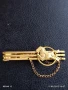 Позлатена стилна щипка за вратовръзка ретро стил 30850, снимка 1