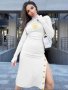 Бяла рокля Versace  кодIM- DS180, снимка 1 - Рокли - 40394136