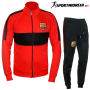 Мъжки футболен екип FC BARCELONA, червено и черно, полиестер, снимка 1 - Спортни дрехи, екипи - 44551020