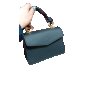 Малка дамска чанта с къса дръжка с възли 23х15х6см, снимка 1