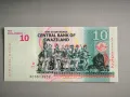 Банкнота - Свазиленд - 10 емалангени UNC | 2022г., снимка 2