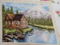 Гоблен"Воденица в гората" и " Лято в планината", снимка 2