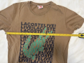 Lacoste Мъжка Тениска Размер L - Памук, Оригинална, Втора Употреба, снимка 9