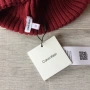 НОВА унисекс памучна червена зимна плетена шапка CALVIN KLEIN от САЩ, снимка 4