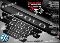 ПРАГОВЕ карбон VOLKSWAGEN GOLF фолио стикери vwpg, снимка 12