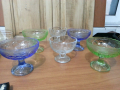 Стъклени чаши купи, снимка 1 - Антикварни и старинни предмети - 36223005