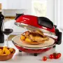 Електрическа фурна за пица с каменна плоча ARIETE 909 ЧЕРВЕН, 1200 W, снимка 3