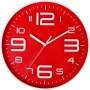 Стенен часовник,30см,червен, снимка 1