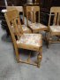 Трапезни столове с фрезовани крака (материал дъб), снимка 2