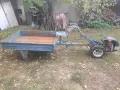 Мотоблок BCS 725 с ремарке фреза и снегорин, снимка 5