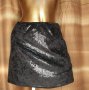 CODICE M Италиянска черна брокатена пола , снимка 1 - Поли - 35951070