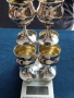 Два комплекта Сребърни чаши за вино,вода,проба 800 , снимка 17