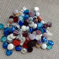 стъклени перли, различни цветове. От Италия, снимка 2 - Други - 40503046