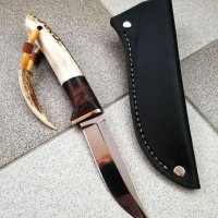 Ръчно изработен ловен нож от марка KD handmade knives ловни ножове, снимка 8 - Ловно оръжие - 30284314