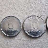 Монети. Бразилия. 5, 10 ,20 и 50  цента. 1986, 1987 година.  Стара серия., снимка 2 - Нумизматика и бонистика - 42524539