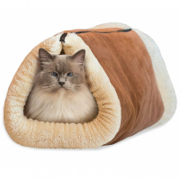 4149 Котешка топлоизолираща постелка с възможност за превръщане в тунел-къщичка, снимка 5 - За котки - 44793916
