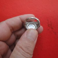 Страхотен пръстен камък и емайл , снимка 5 - Пръстени - 41633825