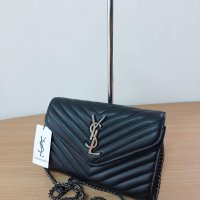 Луксозна Черна чанта /реплика  YSL кодSG112, снимка 2 - Чанти - 39847031