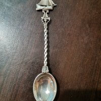 сребърна лъжичка, снимка 1 - Антикварни и старинни предмети - 42471266
