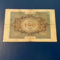 100 марки, 1920 г., снимка 2 - Нумизматика и бонистика - 34084806
