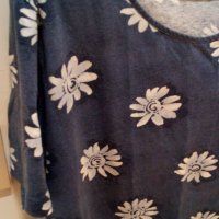 Блуза с къс ръкав, 100% памук, М, снимка 3 - Тениски - 42205913