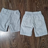 Сиви къси панталони OKAIDI 98см-5лв.+подарък още едни, снимка 2 - Детски къси панталони - 41938475