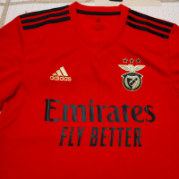 Adidas-Benfica-тениска  -S, снимка 5 - Тениски - 36437704
