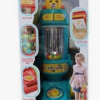 Детска играчка Yifeng - Прахосмукачка с топчета Мече, розова/електрик зелено , снимка 2 - Електрически играчки - 38892355