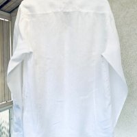 Бяла ленена риза DRYKORN FOR BEAUTIFUL PEOPLE , снимка 9 - Ризи - 41801172