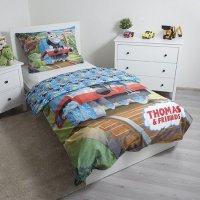 Детски спален комплект Thomas & Friends / 100% памук, снимка 2 - Спално бельо и завивки - 39722487