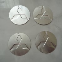 4 емблеми Митсубиши Mitsubishi метални алуминиеви джанти лети волан, снимка 3 - Аксесоари и консумативи - 38673692