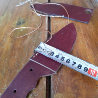 Стара кожена кания за нож #11, снимка 8 - Антикварни и старинни предмети - 36197667