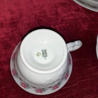 Разкошен порцеланов сервиз за чай -Полша- пълен комплект, снимка 10 - Антикварни и старинни предмети - 35882439