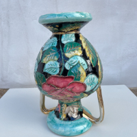 Уникална ръчно изработена порцеланова ваза. №2110, снимка 9 - Антикварни и старинни предмети - 36190304