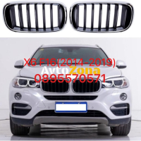 Решетки бъбреци за BMW X6 F16 (2014-2019) - Хром и Черен цвят, снимка 1 - Аксесоари и консумативи - 44782926