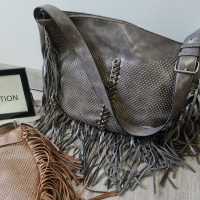 Нова колекция дамска чанта с ресни и капси на намаление , снимка 3 - Чанти - 36137086
