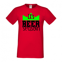 Мъжка тениска It's Beer Season 2,Бира,Бирфест,Beerfest,Подарък,Изненада,Рожден Ден, снимка 3 - Тениски - 36378343