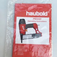HAUBOLD PN 6040 - Професионален пневматичен такер за скоби (телбод), снимка 7 - Други инструменти - 41540834