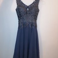 Нова бална рокля в син цвят, снимка 2 - Рокли - 40548050