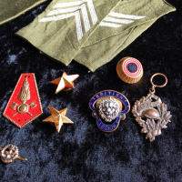 Стари значки и Емблеми, кокарди, вензели, нагръдни знаци и много други военни и полицейски отличител, снимка 12 - Колекции - 44688619