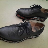 дамски обувки черни естествена кожа, снимка 1 - Дамски ежедневни обувки - 42666734