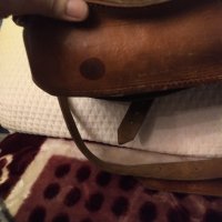 Винтидж чанта естествена кожа ,ръчна изработка , снимка 7 - Чанти - 40027549