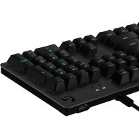 Клавиатура Logitech G512 Mechanical Геймърска Gaming RGB кафеви суичове, SS300671, снимка 2 - Клавиатури и мишки - 38938173