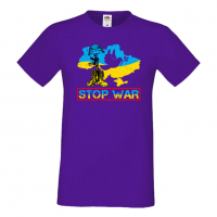 Мъжка тениска STOP WAR,подкрепям Укркайна, снимка 8 - Тениски - 36124833