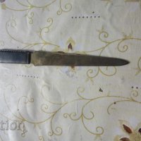 Старинен позлатен нож за писма, снимка 3 - Колекции - 34540987
