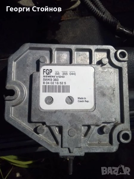 Компютър ECU Siemens 5WK9 383 скод Z18XE 1.8 125 к.с за Опел Зафира А, Астра Г, Астра Бертоне , снимка 1