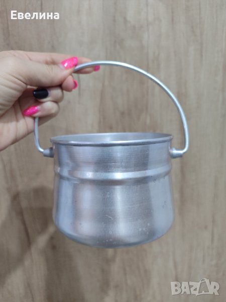 Алуминиево менче за букети, декорации и др., имам бройки, снимка 1